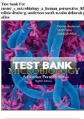 Test bank For nester_s_microbiology_a_human_perspective_8th_edition-denise-g.-anderson-sarah-n.salm deborah p. allen