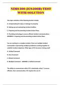 NIMS 100 &lpar;ICS-100B&rpar; TEST WITH SOLUTION