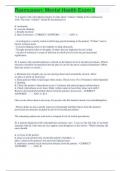 Rasmussen&colon; Mental Health Exam 2&Tab;   