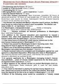 WASHINGTON STATE BROKER EXAM &lpar;STATE PORTION&rpar; UPDATED 4 9 QUESTIONS AND ANSWERS