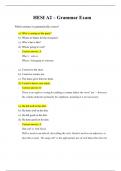 GRAMMAR TIME PTI 1 EXAM CORRECTLY ANSWERED &sol;LATEST UPDATE VERSION&sol; GRADED A&plus;