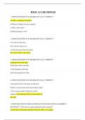 GRAMMAR EXAM CORRECTLY ANSWERED &sol;LATEST UPDATE VERSION&sol; GRADED A&plus;