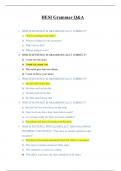 GRAMMAR EXAM CORRECTLY ANSWERED &sol;LATEST UPDATE VERSION&sol; GRADED A&plus;