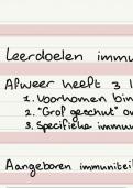 Leerdoelen immunologie (DT.49465)