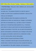 ABST Alberta Basic Security Training - Summary of other modules 20232024