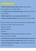 Alberta Basic Security Training Final Exam Questions and Answers &lpar;2023&sol;2024&rpar; &lpar;Verified Answers&rpar;