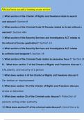 Alberta basic security training exam review Questions and Answers &lpar;2023&sol;2024&rpar; &lpar;Verified Answers&rpar;