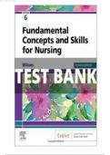 Test Bank For Fundamental Concepts and Skills for Nursing 6th Edition by Patricia Williams 9780323694766, 0323694764 Chapter 1-41 Complete guide