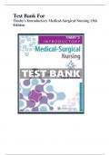 Timby's Introductory Medical-Surgical Nursing 13th Edition Moreno Test Bank Guide|All Chapters| Complete Guide A+