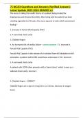 75 NCLEX Questions and Answers &lpar;Verified Answers&rpar; Latest Update 2023-2024 GRADED A&plus;