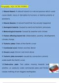 Geography AQA GCSE PAPER 1 Questions and Answers &lpar;2023&sol;2024&rpar; &lpar;Verified Answers&rpar;