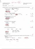CHM1045 Copy of Exam 1 with answer and problems study guide for test