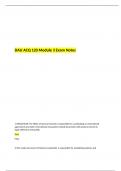DAU ACQ 120 Module 3 Exam Notes 2023/24