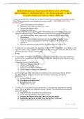 HESI PEDS OB C447 EXAM QUESTIONS AND ANSWERS 100&percnt;CORRECT&sol;VERIFIED BEST ATTAINED GRADE A&plus; BEST GUARANTEED SUCCESS LATEST UPDATE