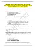 HESI PEDS OB C447 EXAM QUESTIONS AND ANSWERS 100&percnt;CORRECT&sol;VERIFIED BEST ATTAINED GRADE A&plus; BEST GUARANTEED SUCCESS LATEST UPDATE