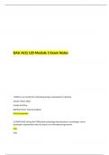 DAU ACQ 120 Module 5 Exam Notes 2023/24