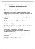 Pathophysiology Exam 4 &lpar;neuro & musculoskeletal&rpar; Questions With Complete Solutions