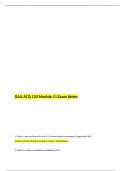 DAU ACQ 120 Module 11 Exam Notes 2023/24