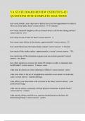 VA STATE BOARD REVIEW ESTHETICS&vert; 421 QUESTIONS WITH COMPLETE SOLUTIONS