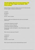 Colorado Esthetics Board Test Practice Questions And Answers 2023 With Complete Top Solutions &vert; 100&percnt; Correct Answers