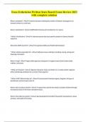 Texas Esthetician Written State Board Exam Review 2023 with complete solution