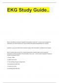 EKG Study Guide&period;&period;