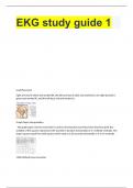 EKG study guide 1