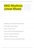EKG Rhythms &lpar;cheat Sheet&rpar;