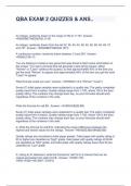 QBA EXAM 2 QUIZZES & ANS&period;&period;