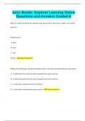Ionic Bonds: Explorer Learning Gizmo Questions and Answers Graded A