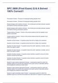 SPC 2608 &lpar;Final Exam&rpar; Q & A Solved 100&percnt; Correct&excl;&excl;