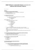 MGMT 340 Exam 1 study Guide Chapter 1, 3, 4, 5, 6, 7, 8 California State University, Fullerton
