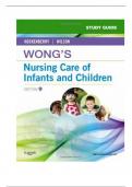 Test Bank Wong's Nursing Care of Infants and Children 11th Edition