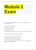 Module 2 Exam