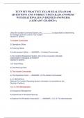 TCFP FF2 PRACTICE EXAM REAL EXAM 100 QUESTIONS AND CORRECT DETAILED ANSWERS WITH RATIONALES &lpar;VERIFIED ANSWERS&rpar; &vert;ALREADY GRADED A 