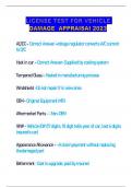 LICENSE TEST FOR VEHICLE DAMAGE  APPRAISAI 2023