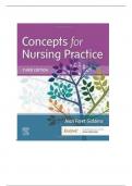 Test Bank for concepts for nursing practice 3rd Edition by Giddens chapter 1-57 {complete}.