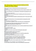 MLS Hematology Exam&vert; 263 QUESTIONS&vert; WITH COMPLETE SOLUTIONS