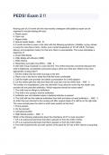 PEDS&excl; Exam 2 &excl;&excl;  Questions And Answers All Correct