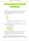 HESI Pn Exit Exam V3 - Questions and Answers A+ Test Bank 