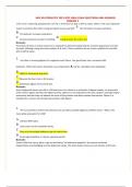 HESI RN PEDRIATICS 2023-2025 FINAL EXAM QUESTIONS AND ANSWERS                                                                                       VERSION 2