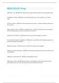 WGU ELO1 EXAM PACKAGE DEAL WITH 100&percnt; CORRECTLY SOLVED SOLUTIONS&period;