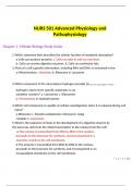 NURS 501 Advanced Physiology and Pathophysiology