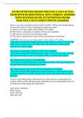 ATI RN NUTRITION ONLINE PRACTICE A 2019 ACTUAL  EXAM WITH 80 QUESTIONS & 100&percnt; CORRECT ANSWERS  WITH RATIONALES&vert; RN ATI NUTRITION ONLINE  PRACTICE A 2019 LATEST UPDATE &lpar;AGRADE&rpar;