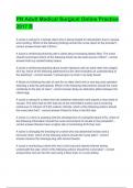PN Adult Medical Surgical Exams and Tests 2023&sol;24 A &lpar;With 100&percnt; correct answers&rpar; Guaranteed Pass&excl;&excl;