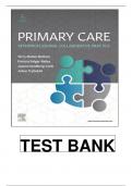 TEST BANK FOR PRIMARY CARE 6TH EDITION BY BUTTARO INTERPROFESSIONAL COLLABORATIVE PRACTICE