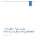 Samenvatting Technologie en Innovatiemanagement