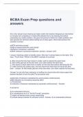 BCBA Exam Prep questions and answers