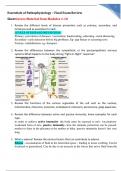Walden University NUR 2063 Essentials of Pathophysiology &ndash; Final Exam Review Sheet Covers Material from Modules 1-10