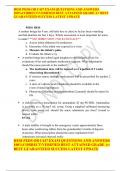 HESI PEDS OB C447 EXAM QUESTIONS AND ANSWERS 100&percnt;CORRECT&sol;VERIFIED BEST ATTAINED GRADE A&plus; BEST GUARANTEED SUCCESS LATEST UPDATE